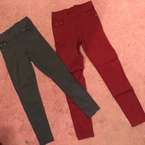 Tummy control stretchy legging pants
